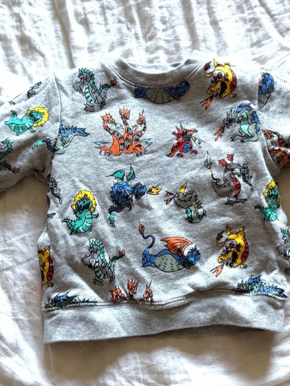 Stella McCartney Kids Reversible Dragon Sweatshirt /size 4